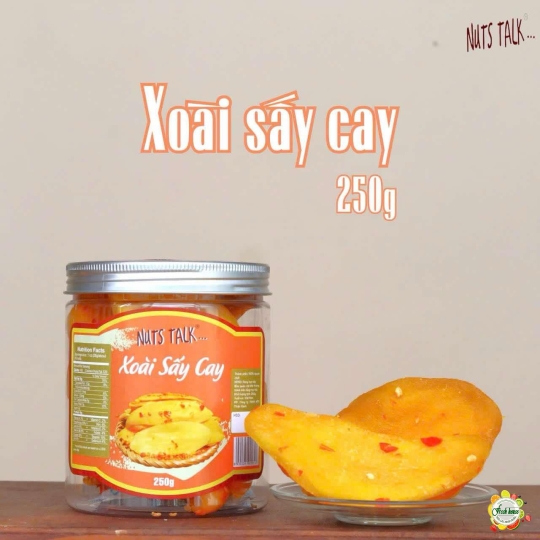 Xoài sấy cay Nutstalk 250g