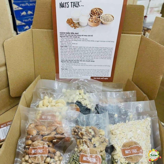 Set hạt mix làm sữa 