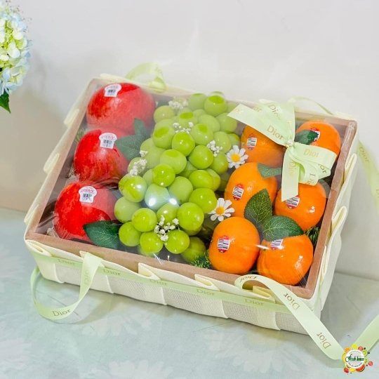 HỘP QUÀ TẶNG TRÁI CÂY NHẬP KHẨU 3