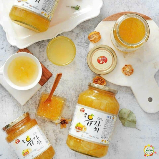 Mật ong chanh vàng Hàn Quốc hủ 1kg