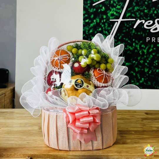 GIỎ QUÀ TRÁI CÂY NHẬP KHẨU HỖN HỢP 13