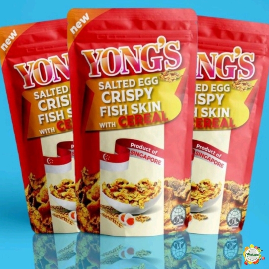 (HẾT HÀNG)SNACK YONG’S DA CÁ HỒI GIÒN SINGAPORE